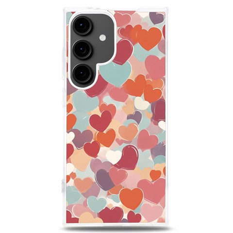 Valentines Day Hearts Romance Love Samsung Galaxy S24 Plus 6.7 Inch TPU UV Case from ArtsNow.com Front