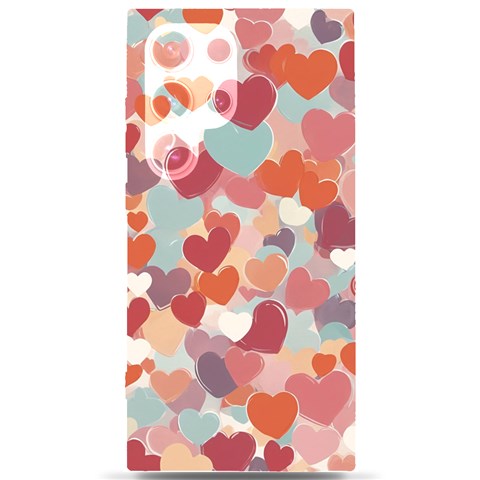 Valentines Day Hearts Romance Love Samsung Galaxy S24 Ultra 6.9 Inch Black TPU UV Case from ArtsNow.com Front