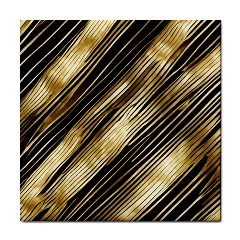 Gold Rush Tile Coaster from ArtsNow.com Front