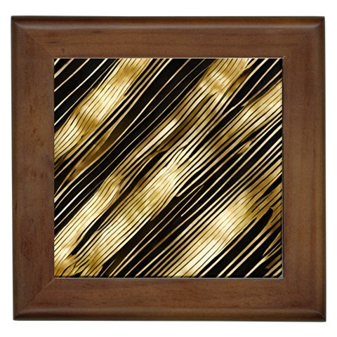 Gold Rush Framed Tile from ArtsNow.com Front