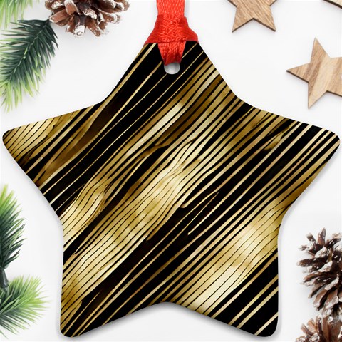 Gold Rush Ornament (Star) from ArtsNow.com Front