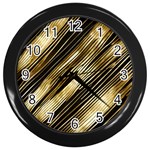 Gold Rush Wall Clock (Black)