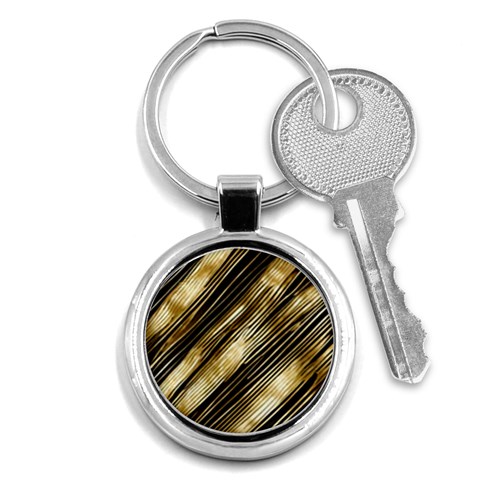 Gold Rush Key Chain (Round) from ArtsNow.com Front