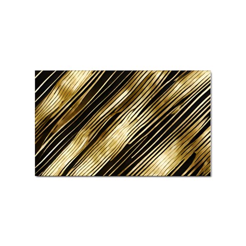 Gold Rush Sticker (Rectangular) from ArtsNow.com Front