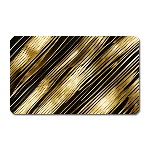 Gold Rush Magnet (Rectangular) from ArtsNow.com Front