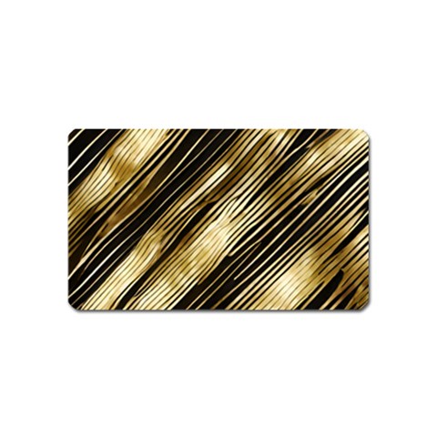 Gold Rush Magnet (Name Card) from ArtsNow.com Front