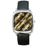 Gold Rush Square Metal Watch