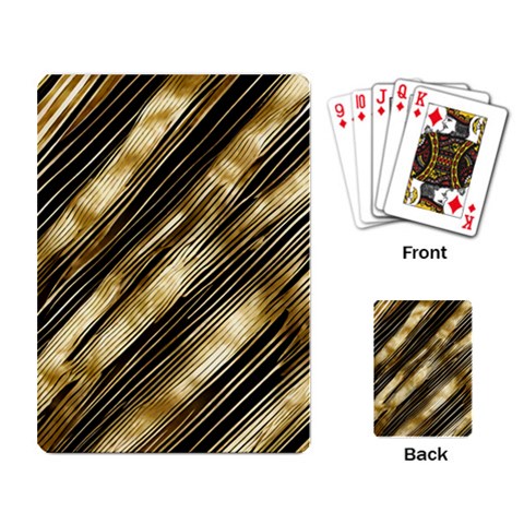 Gold Rush Playing Cards Single Design (Rectangle) from ArtsNow.com Back