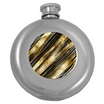 Gold Rush Round Hip Flask (5 oz)