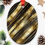 Gold Rush Oval Ornament (Two Sides)