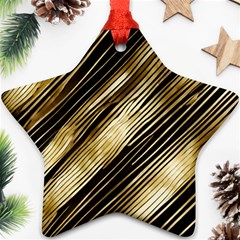 Gold Rush Star Ornament (Two Sides) from ArtsNow.com Front