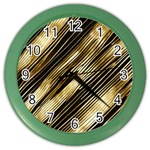 Gold Rush Color Wall Clock