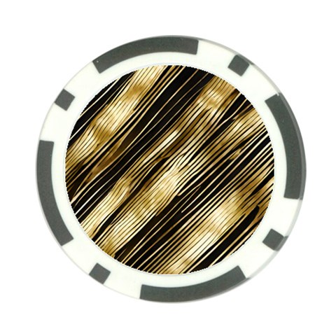 Gold Rush Poker Chip Card Guard (10 pack) from ArtsNow.com Front