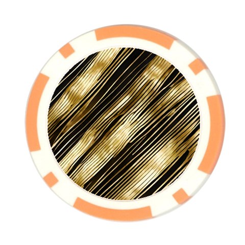 Gold Rush Poker Chip Card Guard (10 pack) from ArtsNow.com Front