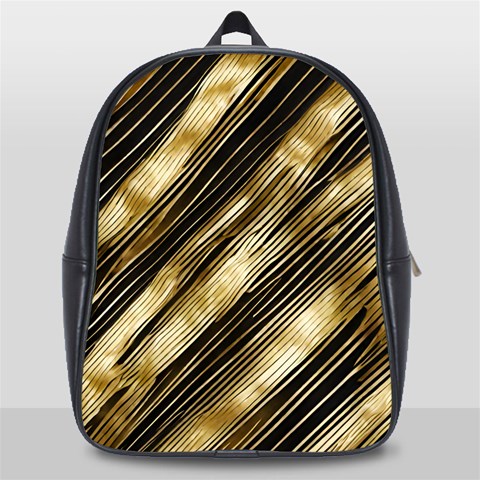 Gold Rush School Bag (Large) from ArtsNow.com Front