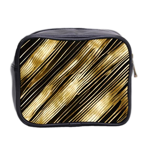 Gold Rush Mini Toiletries Bag (Two Sides) from ArtsNow.com Back