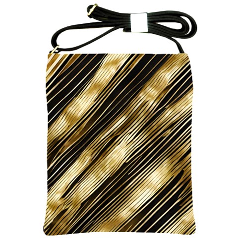 Gold Rush Shoulder Sling Bag from ArtsNow.com Front