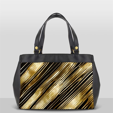 Gold Rush Oversize Office Handbag from ArtsNow.com Front