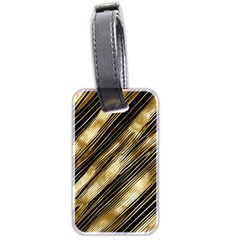 Gold Rush Luggage Tag (two sides) from ArtsNow.com Front