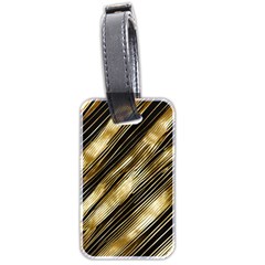 Gold Rush Luggage Tag (two sides) from ArtsNow.com Back