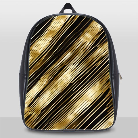 Gold Rush School Bag (XL) from ArtsNow.com Front