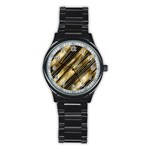 Gold Rush Stainless Steel Round Watch