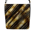 Gold Rush Flap Closure Messenger Bag (L)