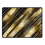 Gold Rush Two Sides Fleece Blanket (Small)