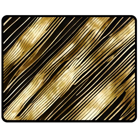 Gold Rush Two Sides Fleece Blanket (Medium) from ArtsNow.com 58.8 x47.4  Blanket Front