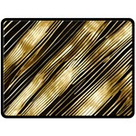 Gold Rush Two Sides Fleece Blanket (Large)