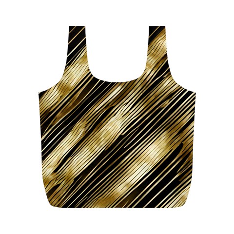 Gold Rush Full Print Recycle Bag (M) from ArtsNow.com Front