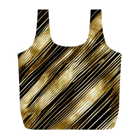 Gold Rush Full Print Recycle Bag (L) from ArtsNow.com Front