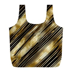 Gold Rush Full Print Recycle Bag (L) from ArtsNow.com Front