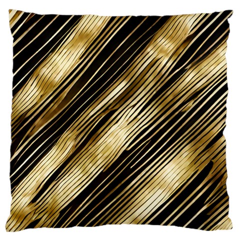 Gold Rush Large Premium Plush Fleece Cushion Case (Two Sides) from ArtsNow.com Front