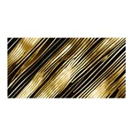 Gold Rush Satin Wrap 35  x 70 