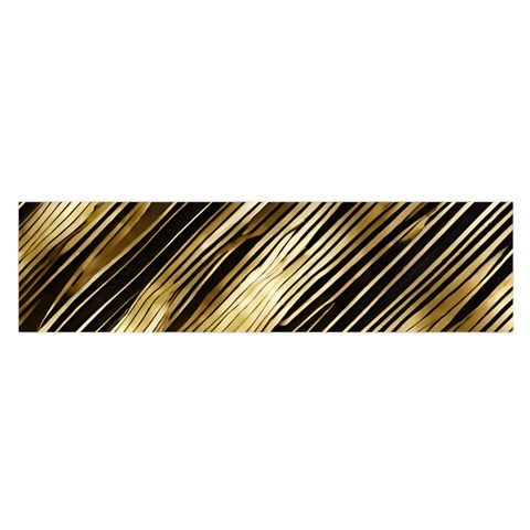 Gold Rush Oblong Satin Scarf (16  x 60 ) from ArtsNow.com Front