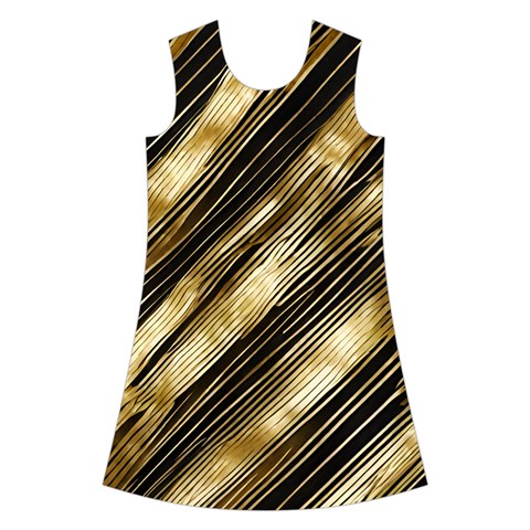 Gold Rush Kids  Short Sleeve Velvet Dress from ArtsNow.com Front