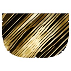 Gold Rush Make Up Case (Small) from ArtsNow.com Side Left