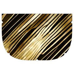 Gold Rush Make Up Case (Large) from ArtsNow.com Side Right