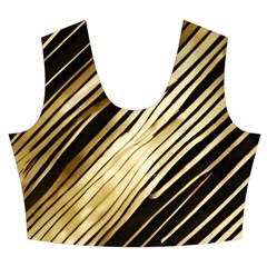 Gold Rush Women s Crop Top Pleated Skater Rave Skirt from ArtsNow.com Front