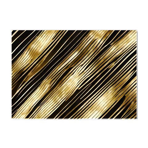 Gold Rush Crystal Sticker (A4) from ArtsNow.com Front