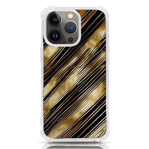 Gold Rush iPhone 13 Pro TPU UV Print Case from ArtsNow.com Front