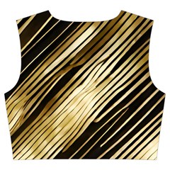 Gold Rush Trumpet Sleeve Cropped Top from ArtsNow.com Back