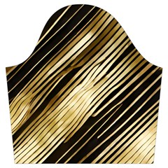 Gold Rush Trumpet Sleeve Cropped Top from ArtsNow.com Sleeve Left