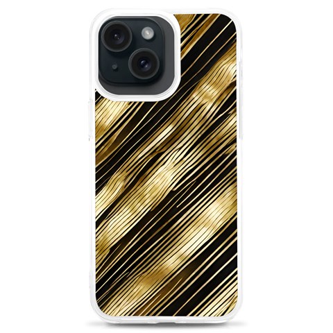 Gold Rush iPhone 15 Plus TPU UV Print Case from ArtsNow.com Front