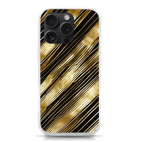 Gold Rush iPhone 15 Pro TPU UV Print Case from ArtsNow.com Front