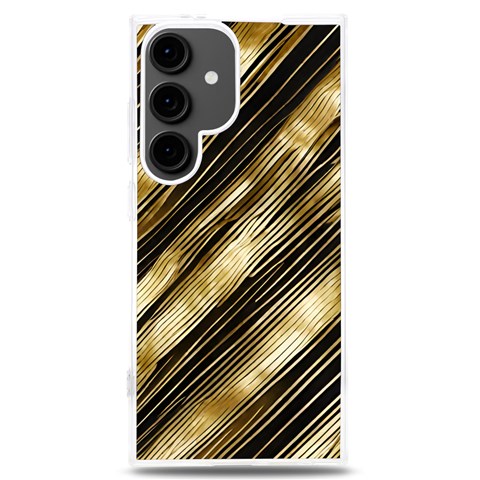 Gold Rush Samsung Galaxy S24 Plus 6.7 Inch TPU UV Case from ArtsNow.com Front