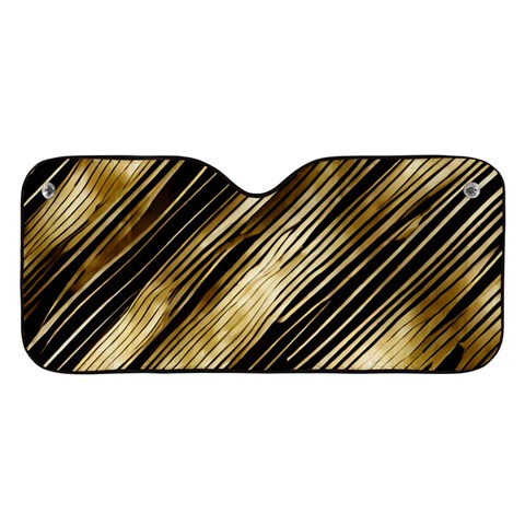 Gold Rush Car Windshield Sunshade from ArtsNow.com Front