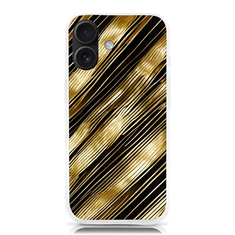 Gold Rush iPhone 16 TPU UV Print Case from ArtsNow.com Front