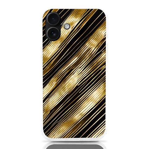 Gold Rush iPhone 16 Plus TPU UV Print Case from ArtsNow.com Front